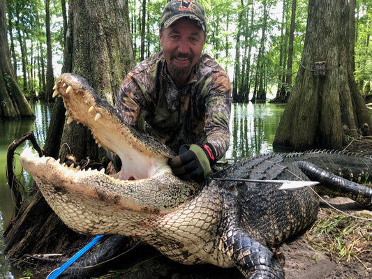 Speared a Giant Gator!