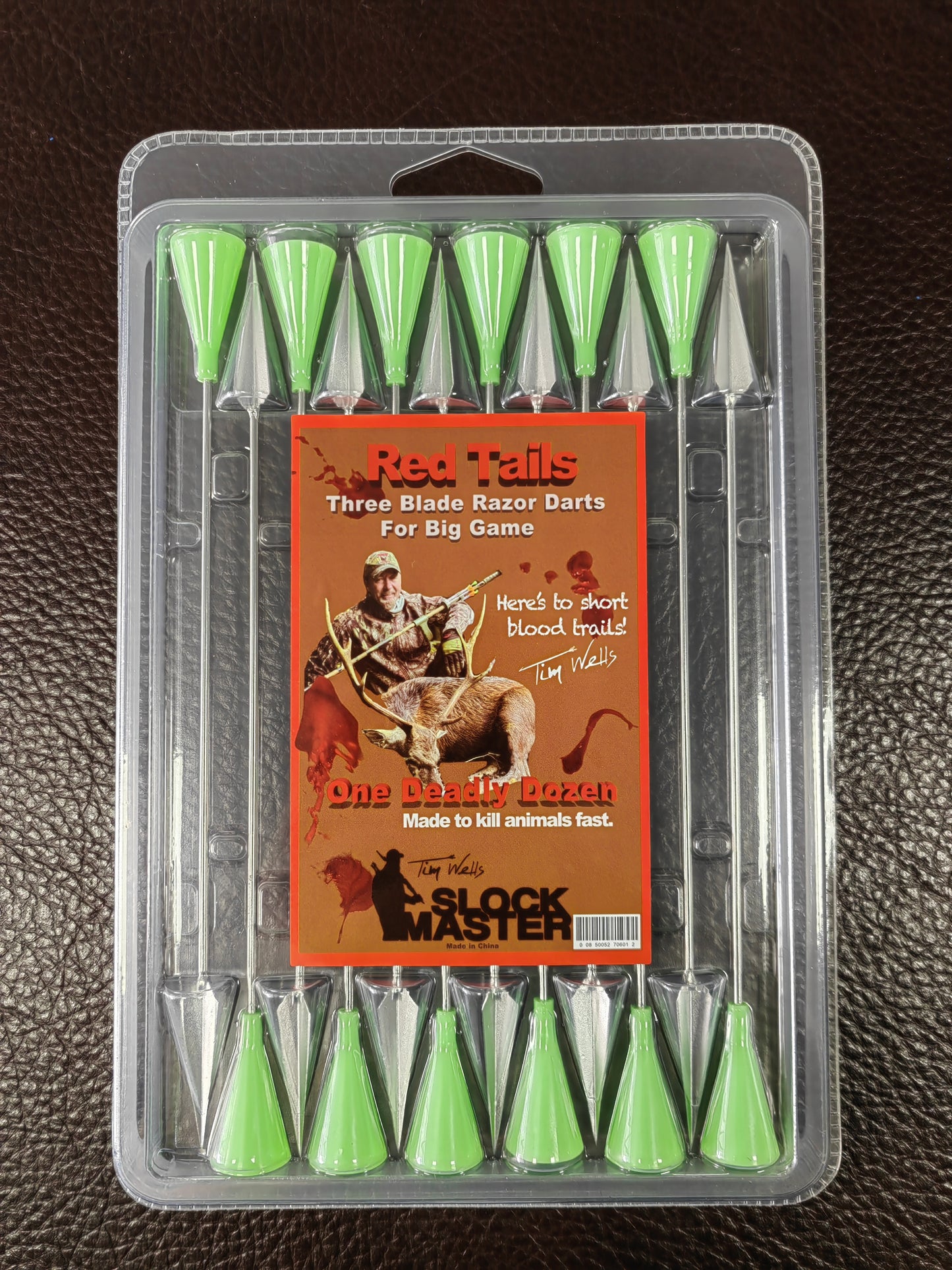 Blow Darts - Red Tails 3-Blade Razor Darts