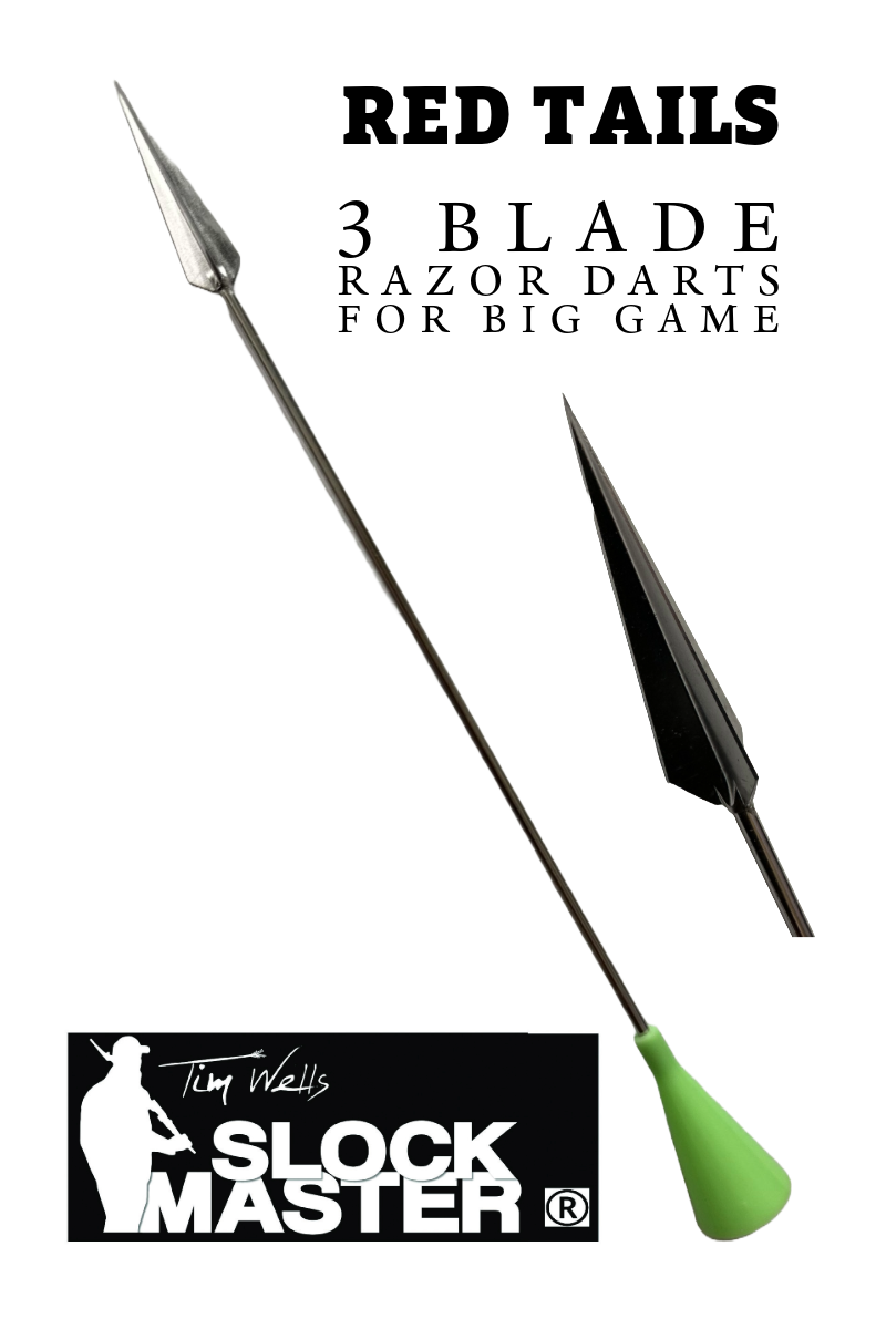 Blow Darts - Red Tails 3-Blade Razor Darts
