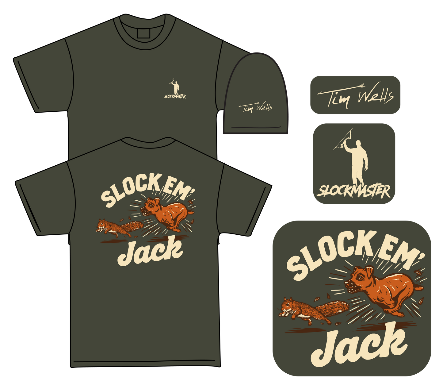 SLOCK' EM JACK T-Shirt
