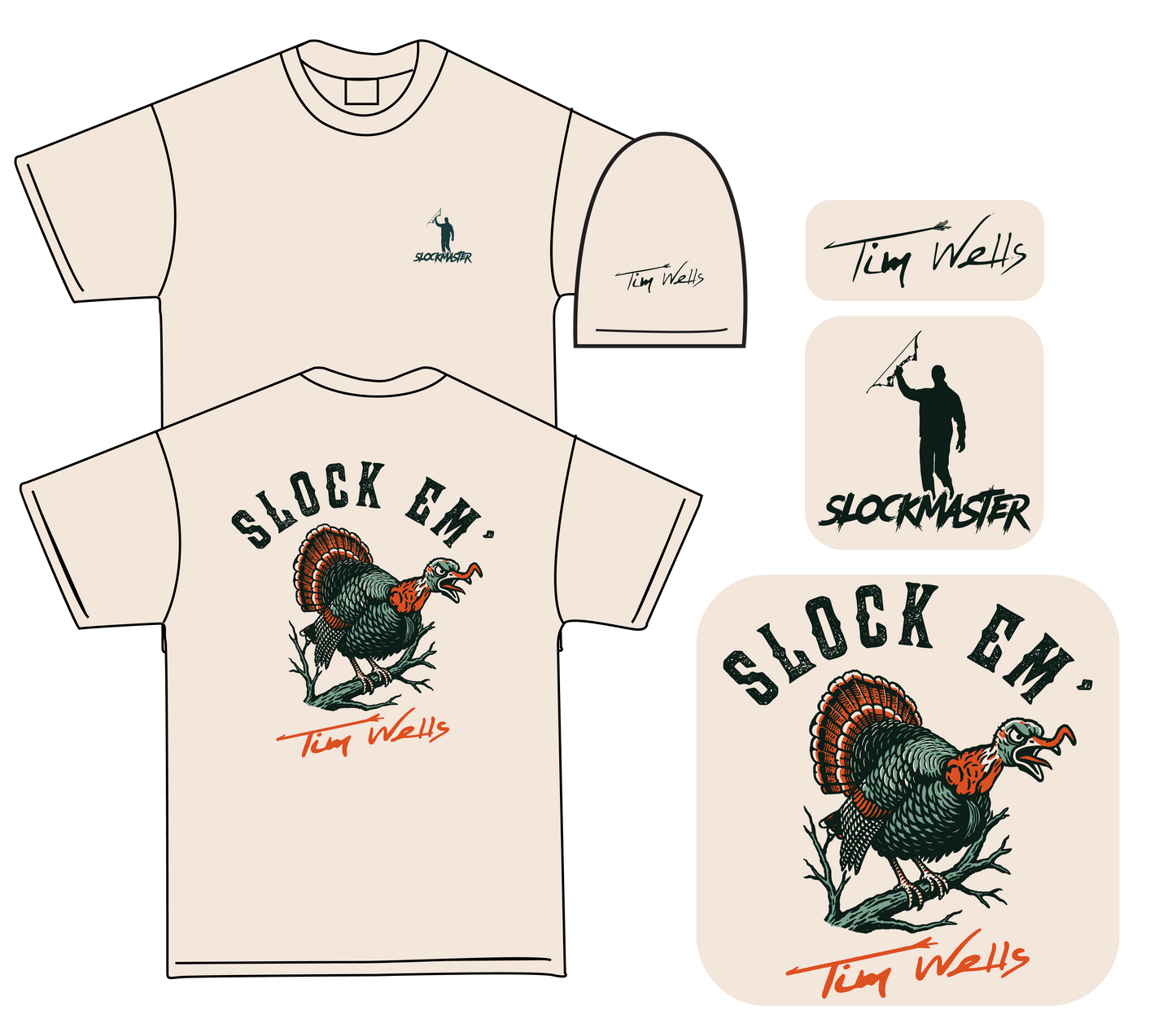 SLOCK' EM Turkey - TShirt