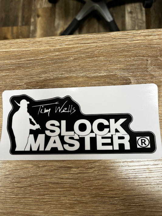 SLOCKMASTER Silhouette Logo Sticker
