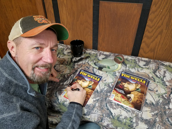 Tim Wells Comic Book- Stalking a Man Eater