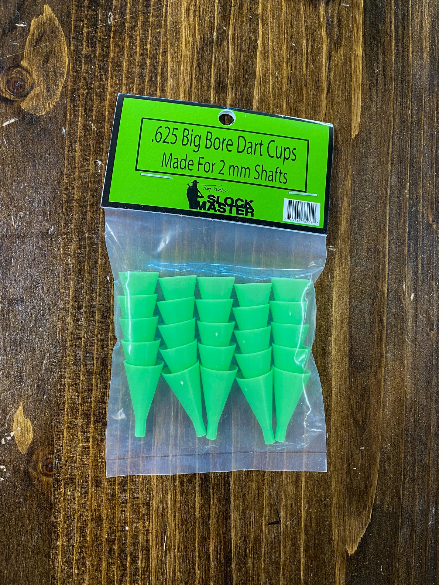 Blow Dart Accessories - .625 Big Bore Dart Replacement Cups 2mm shaft
