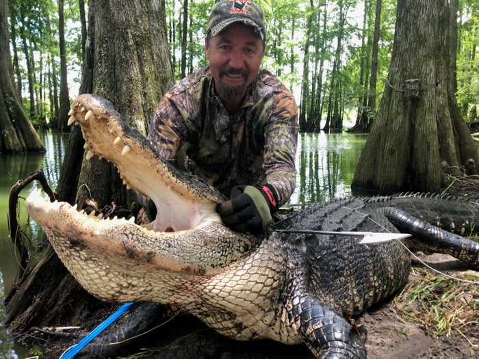 Speared a Giant Gator!