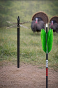 Broadheads - Head Hunter Turkey Broadheads + Flu Flu Arrow Combo Pack