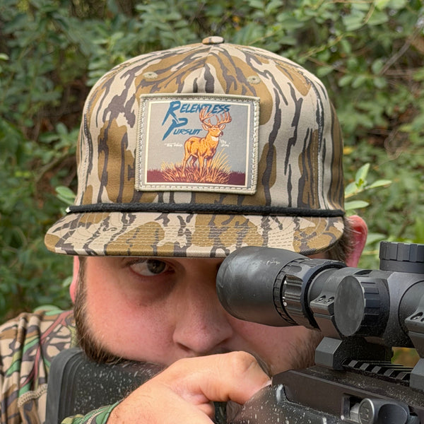 Hat - Relentless Pursuit Deer Mossy Oak Bottom Land