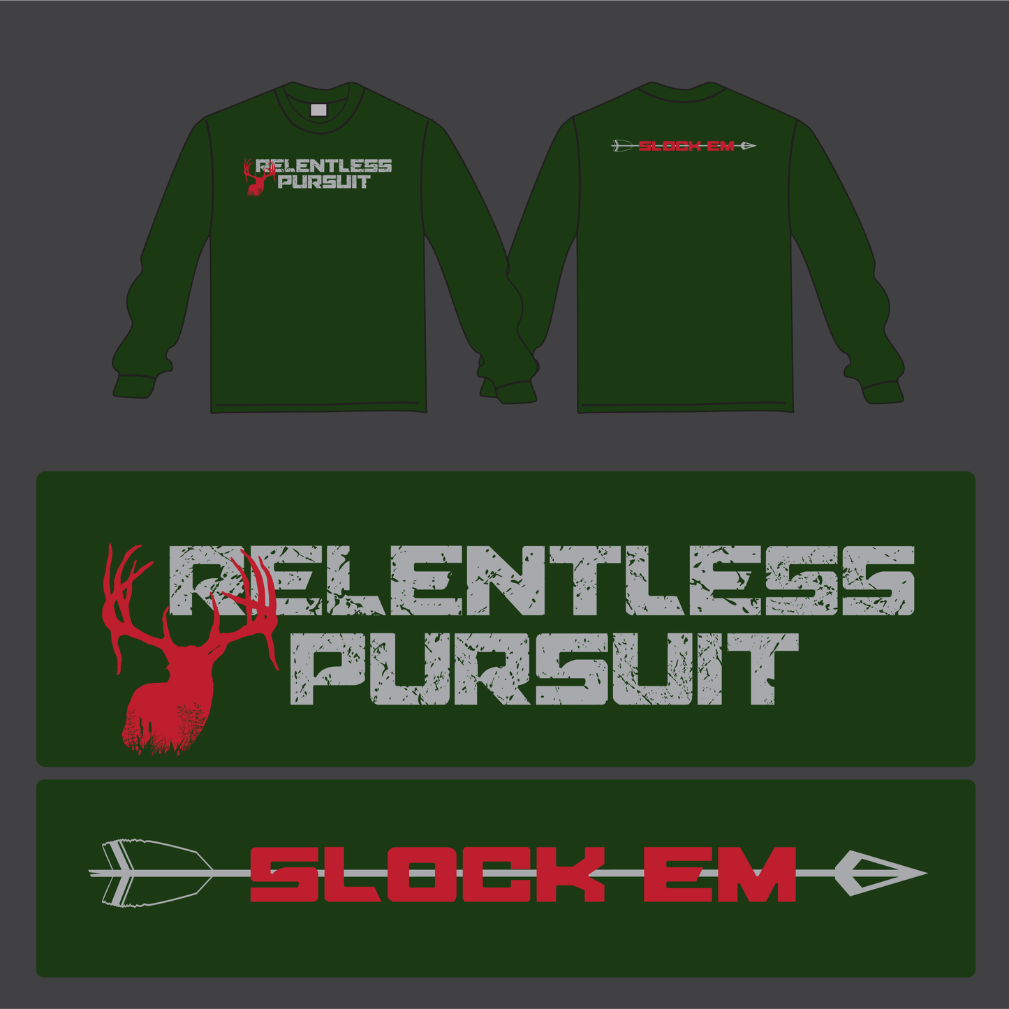 NEW! Long-Sleeve T-Shirt Relentless Pursuit