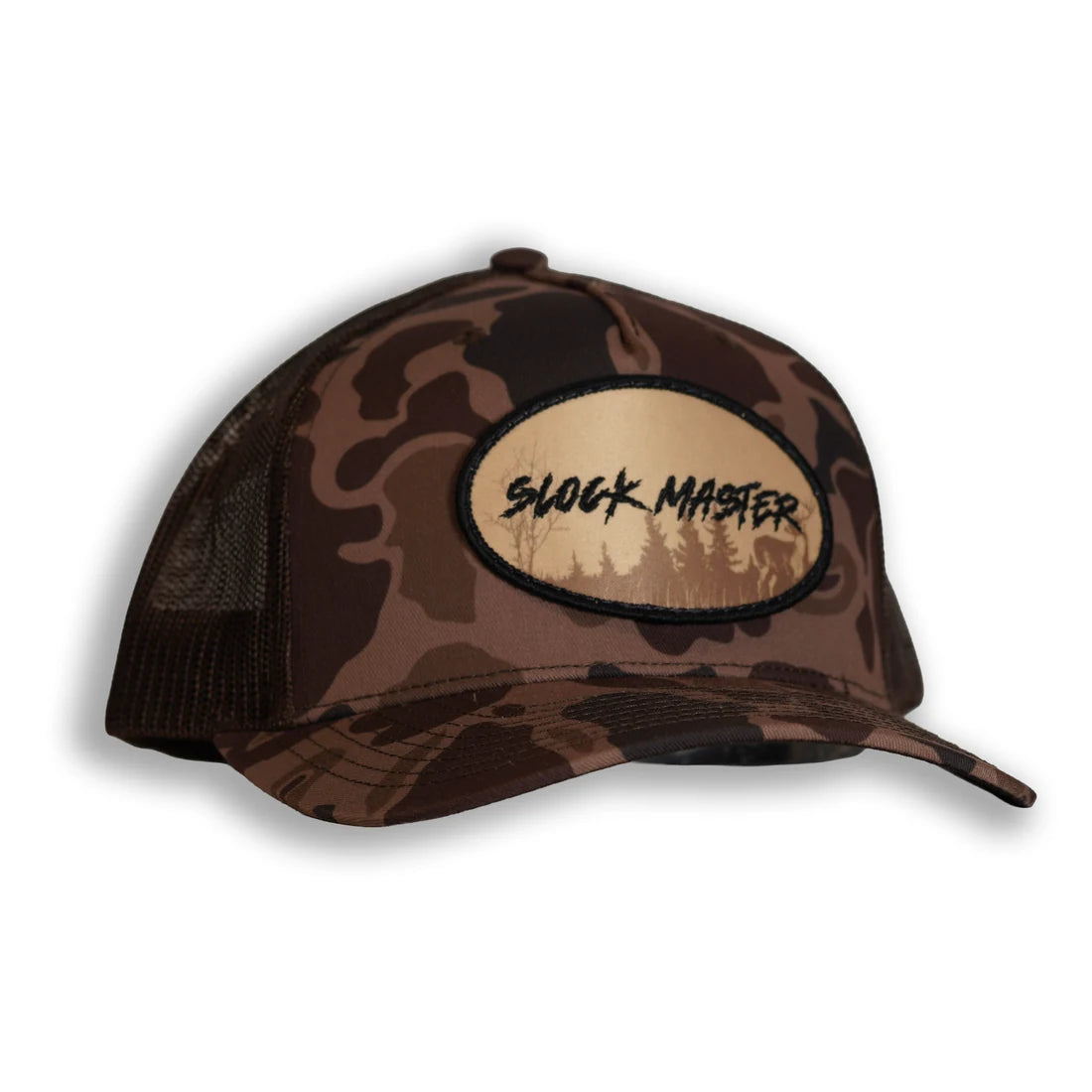 Hat — Slock Master Brown Duck Camo Trucker