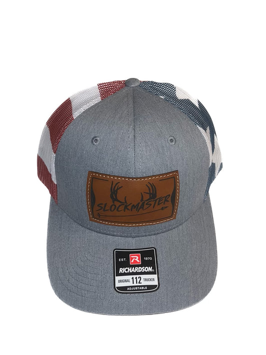 NEW! Slock Master Leather Patch Hat