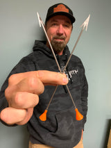Slock Master Big Bore Blow Gun Fishing Darts, 12 Inch Razor Sharp Darts, 10 Per Package, Made For The Fish Hawk Blow Gun